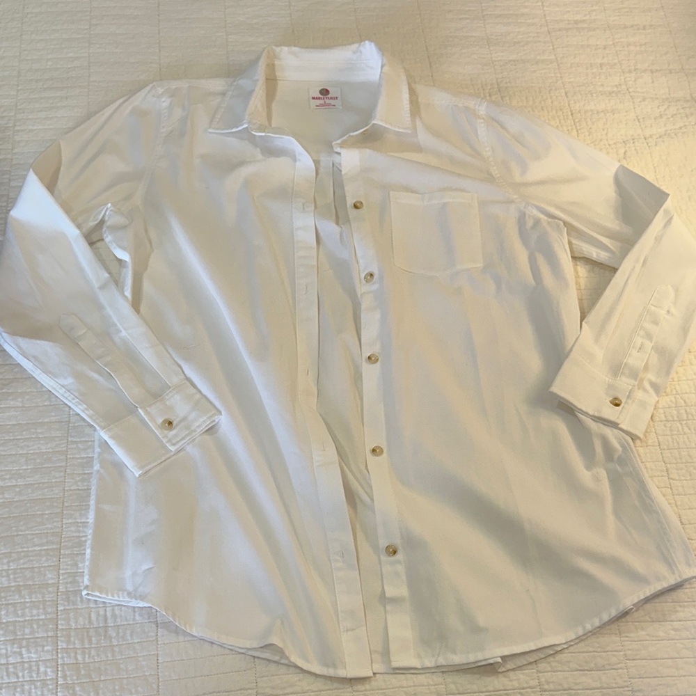 Classic White Button Down Perfectly Pressed Luxur… - image 1